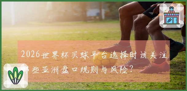 2026世界杯买球平台选择时该关注哪些亚洲盘口规则与风险？