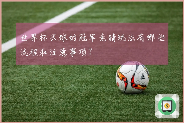 世界杯买球的冠军竞猜玩法有哪些流程和注意事项？